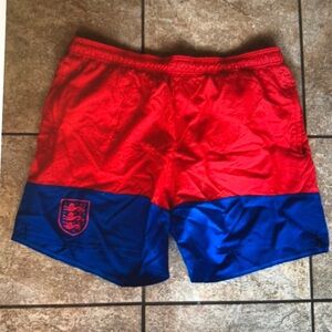 Red and Blue Athletic Shorts